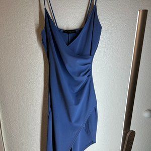 Blue Asymmetrical The Vintage Shop Dress Size M